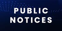 Public Notices