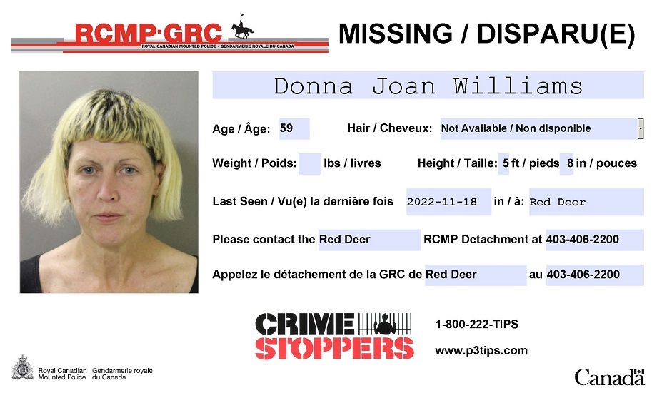 RCMP search for 59-year-old woman missing since 2022 ...