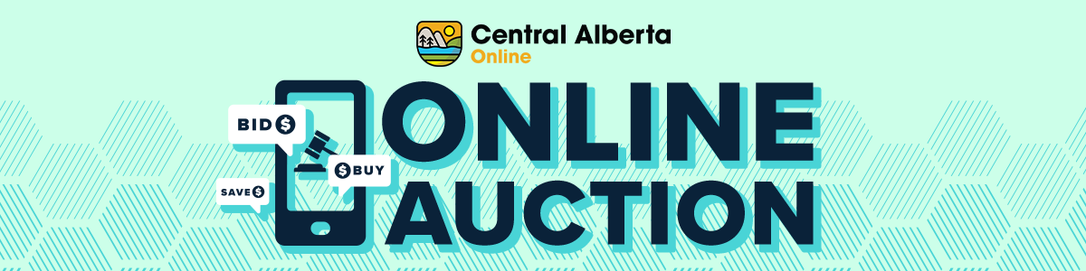 Online auction banner.