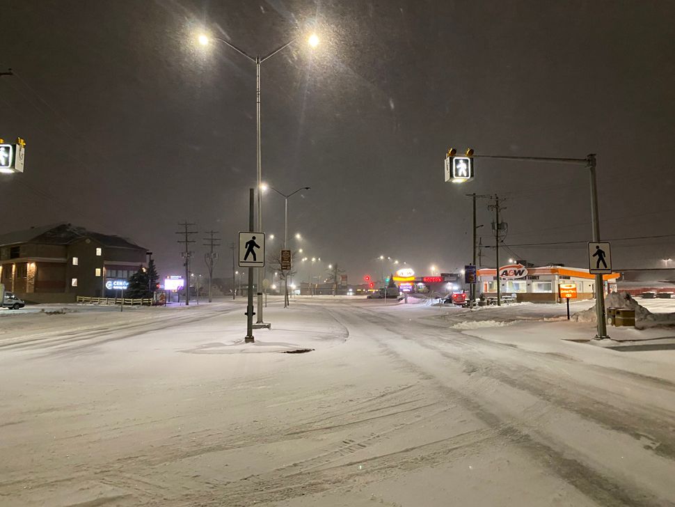April snow and wind bring icy road conditions - SteinbachOnline.com ...