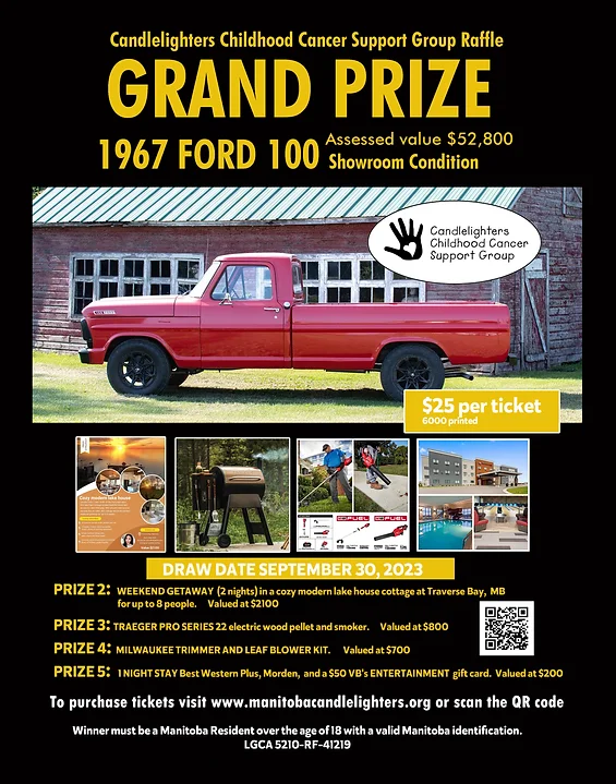 Vintage Ford the grand prize for Candlelighters Raffle ...