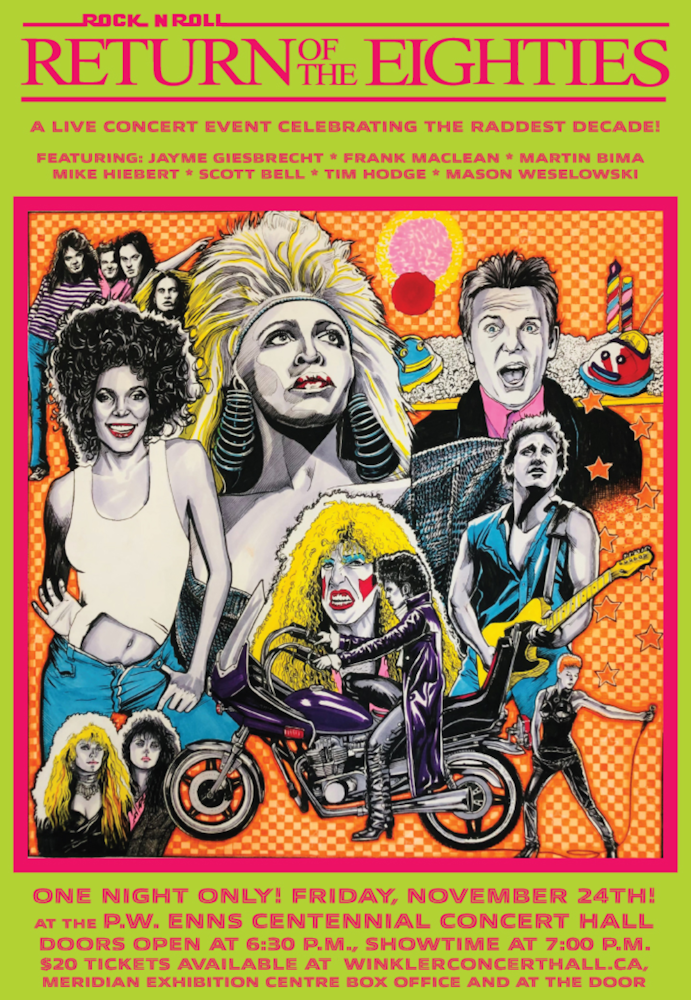 80s Night returning to P.W. Enns Centennial Concert Hall ...