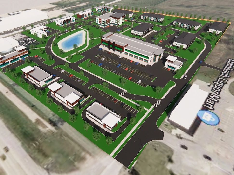 Millbrook Development Map Variance approved for Millbrook Market development - SteinbachOnline ...