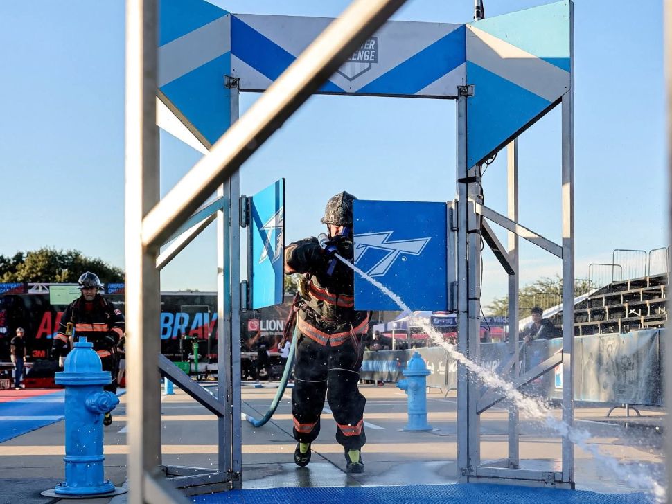 Tyler Lanteigne at the FireFit Championships (photo provided by Tyler Lanteigne)