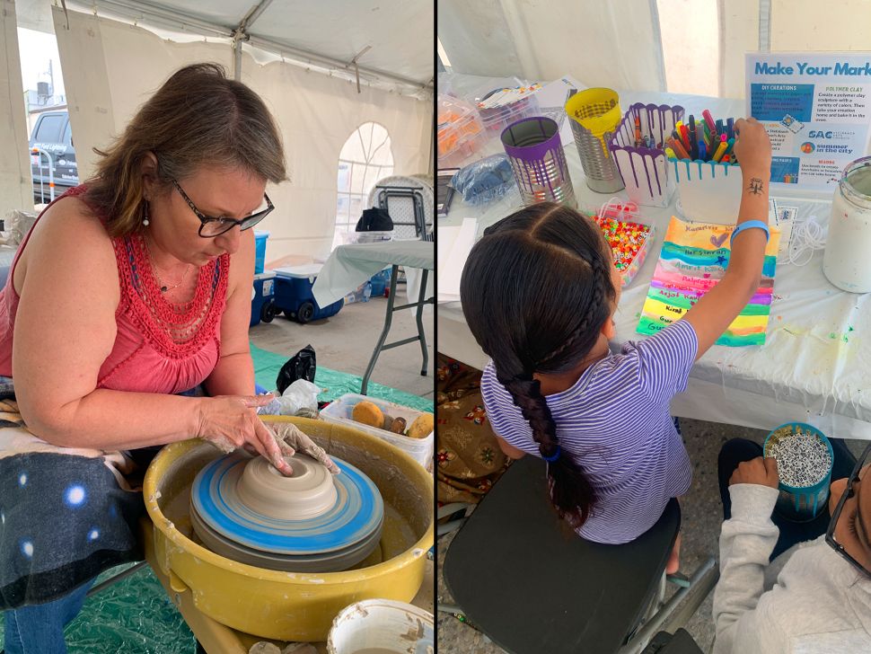 artists in the city tent