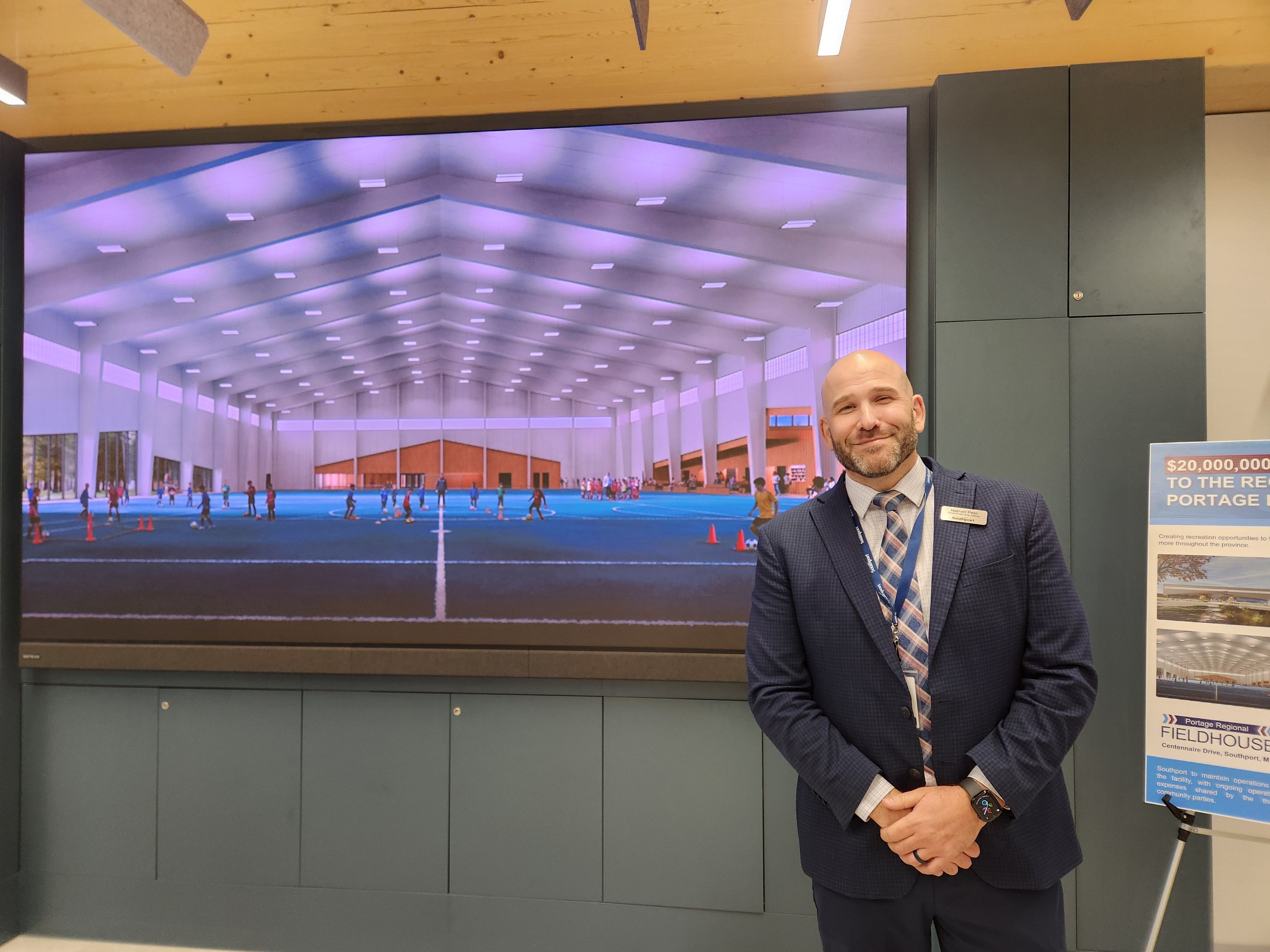 Gordon Selinger Big turnout fuels excitement for Portage Regional Field House ...