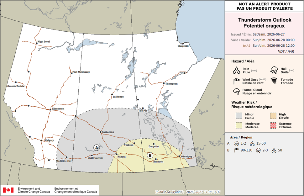 Saskatchewan Map Weather Patterns Active severe weather pattern expected across southern Saskatchewan ...