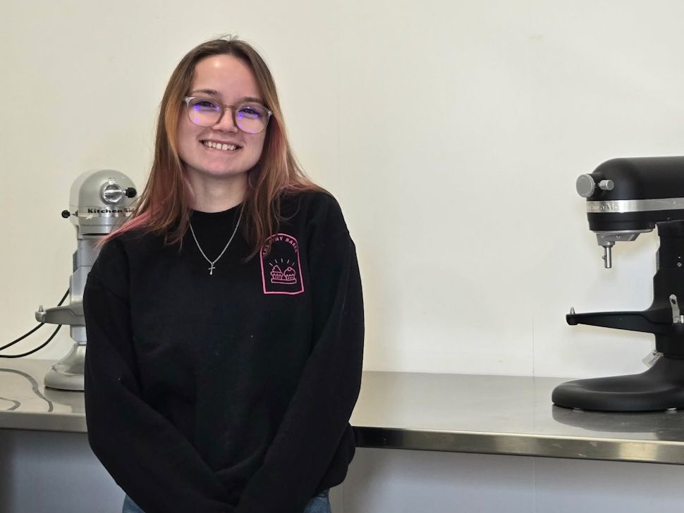 The Tiny Baker in her new commercial kitchen