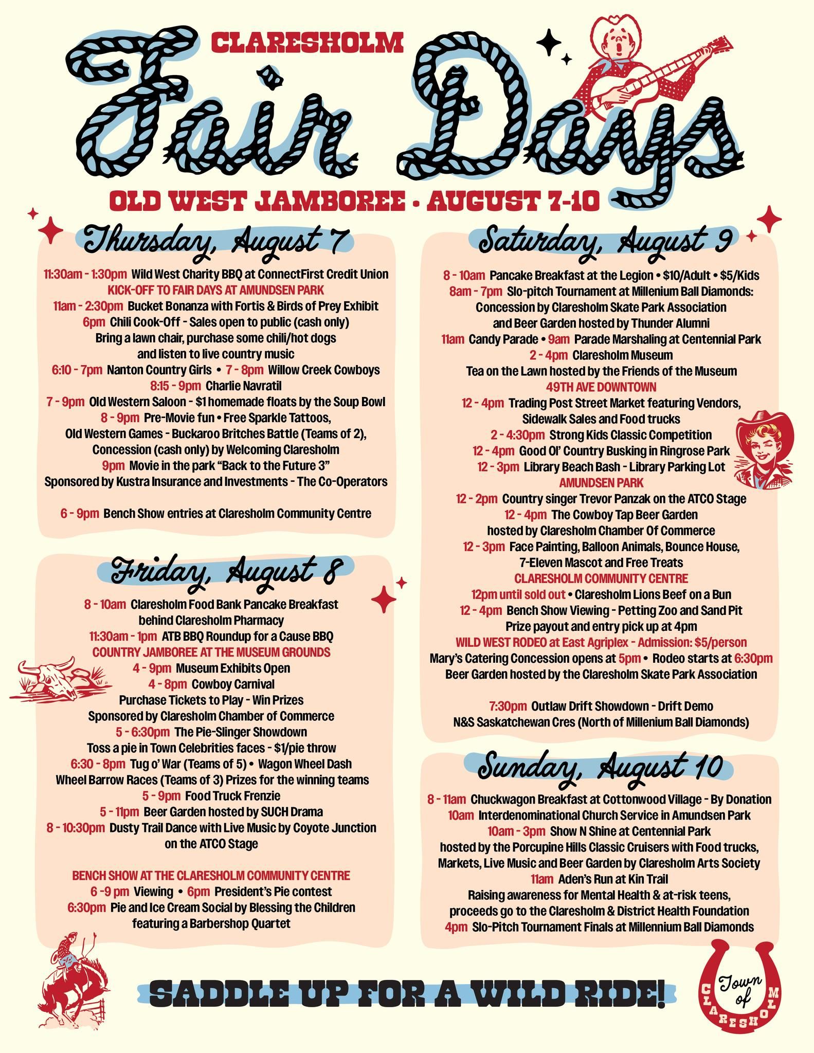 Claresholm Fair Days returning this weekend - OkotoksOnline.com - Local ...