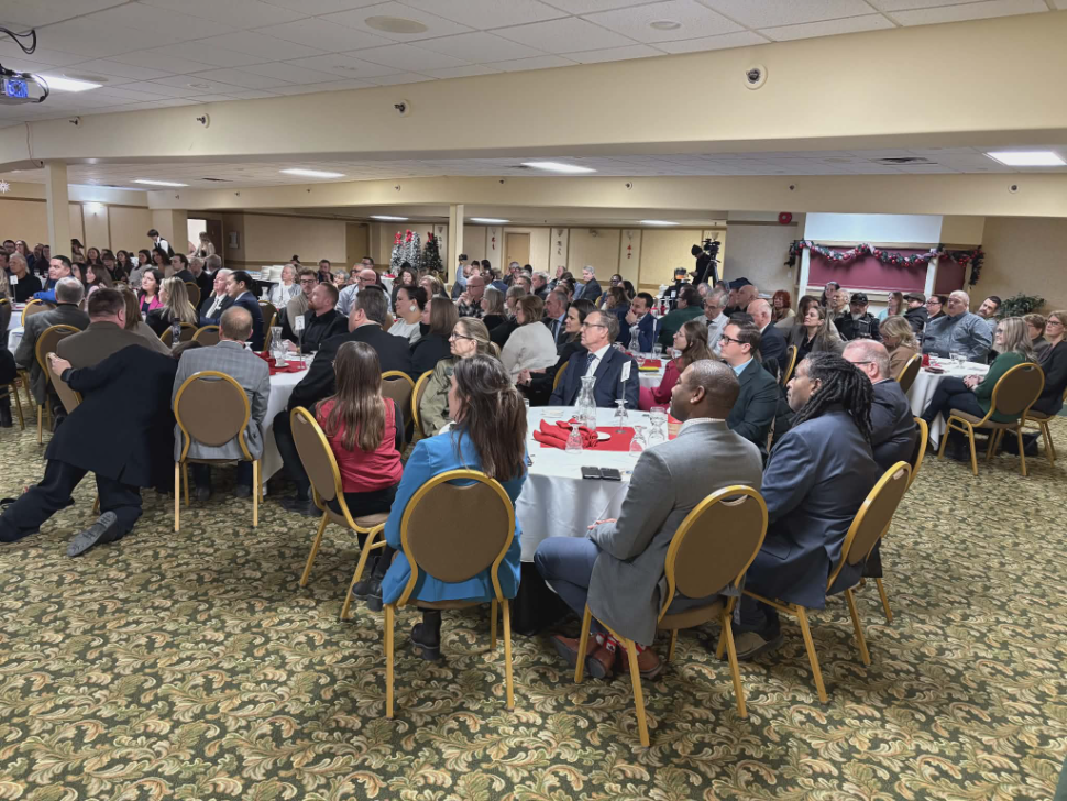 Many local business leaders, educators, health-care professionals and community stakeholders attend the event put on by the Portage la Prairie & District Chamber of Commerce (Photo credit: Portage la Prairie & District Chamber of Commerce)
