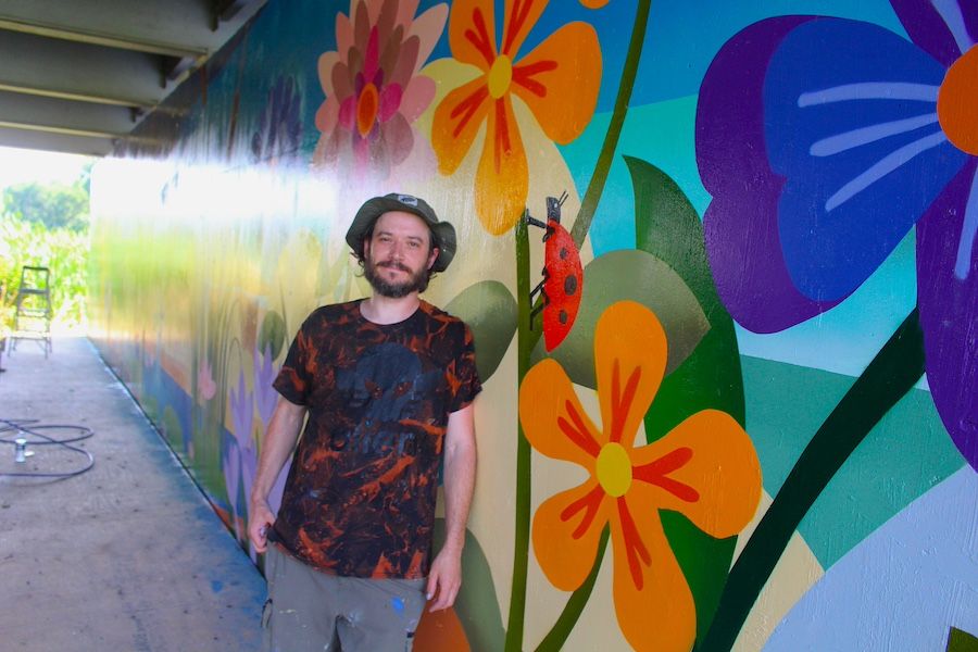 Colourfully wild mural unveiled along Chinook Parkway