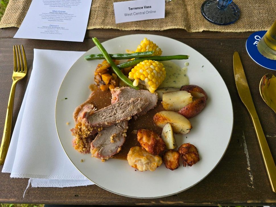 Catered lunch entree