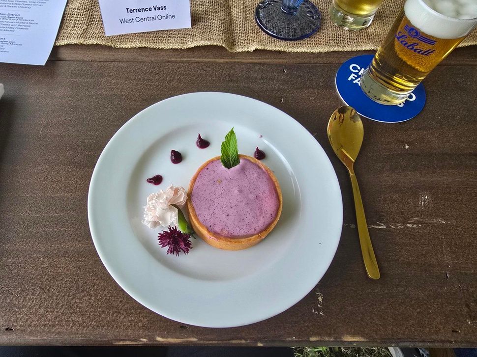 Catered lunch dessert