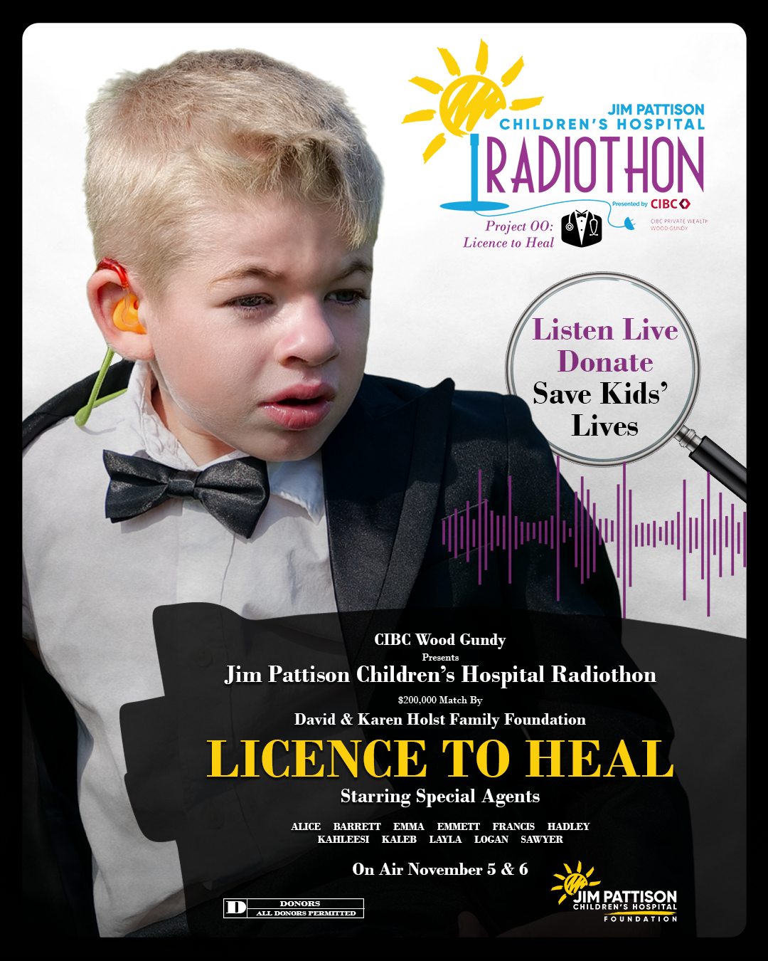 poster for radiothon