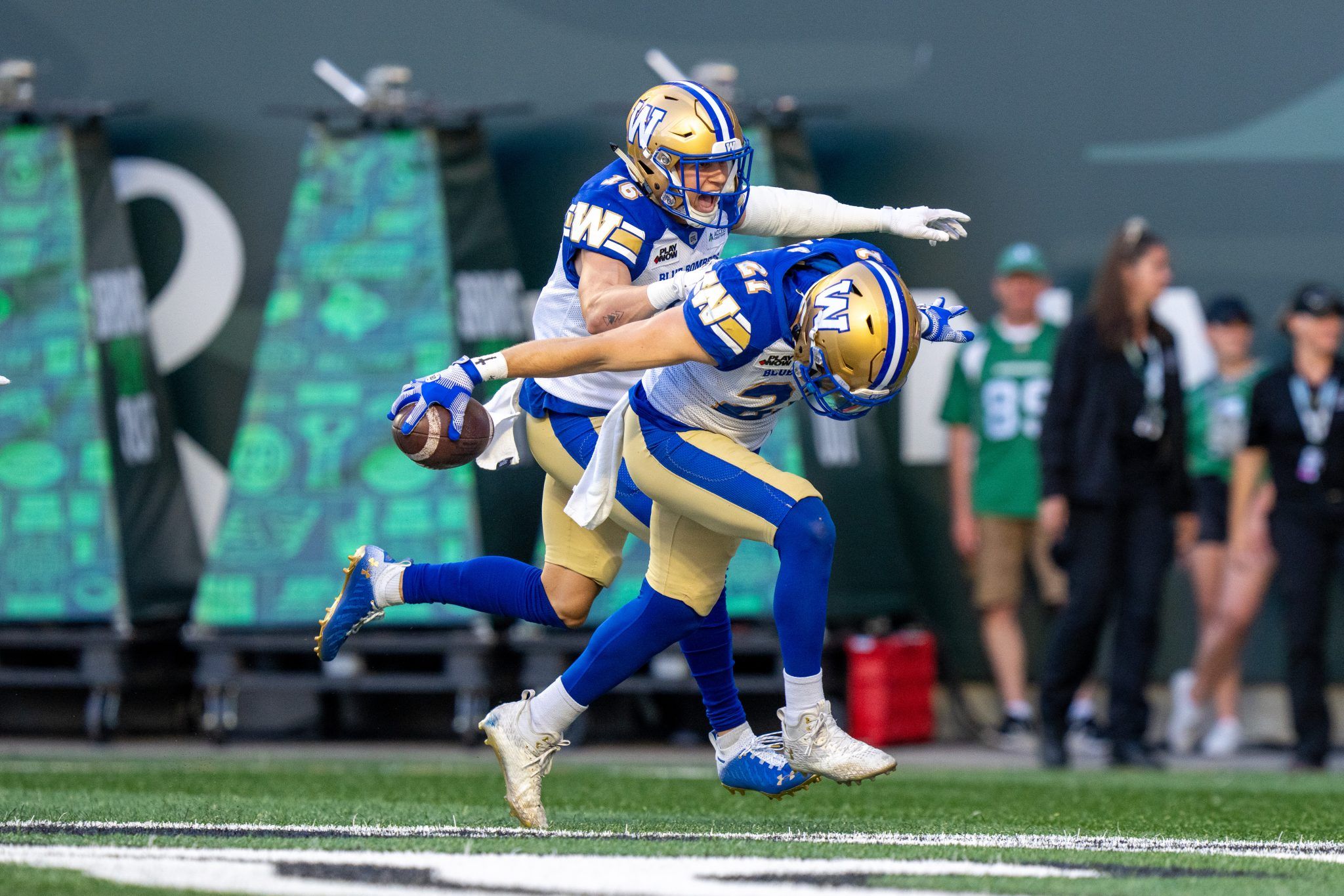 Bombers first in West after nail-biter Labour Day win - PortageOnline ...
