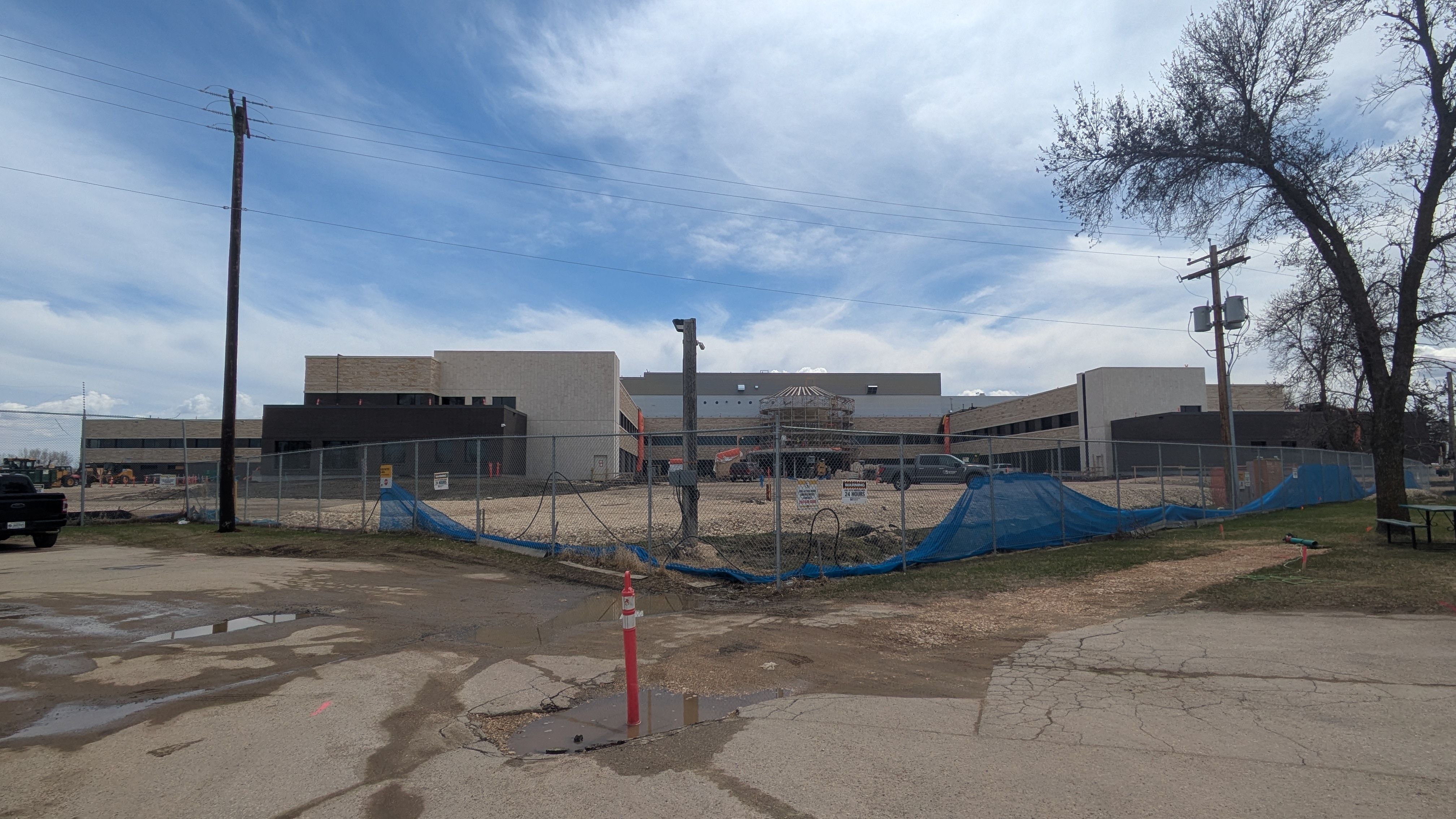 The new Portage la Prairie hospital as of April 30, 2025
