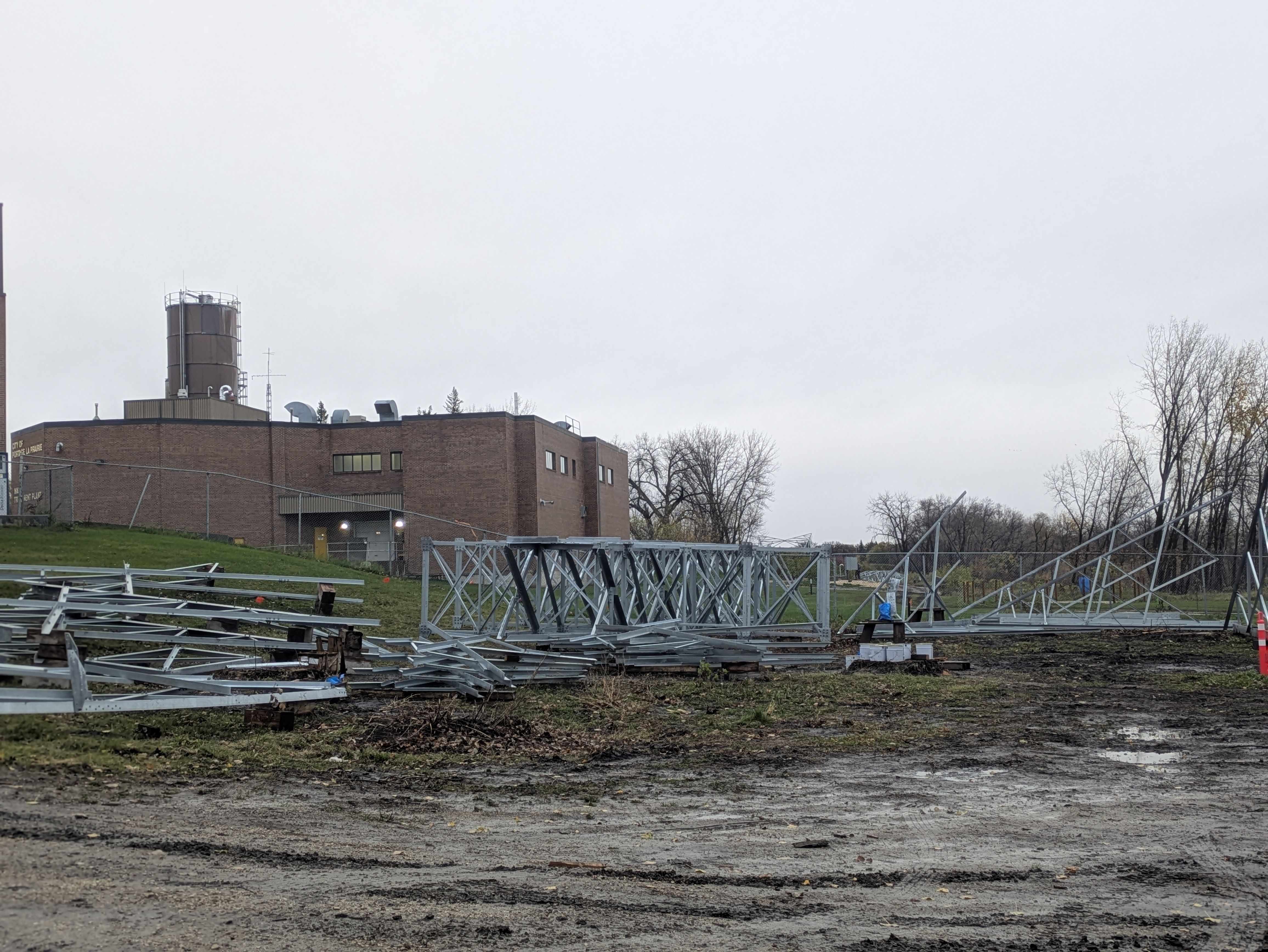 Tower metalwork for new line