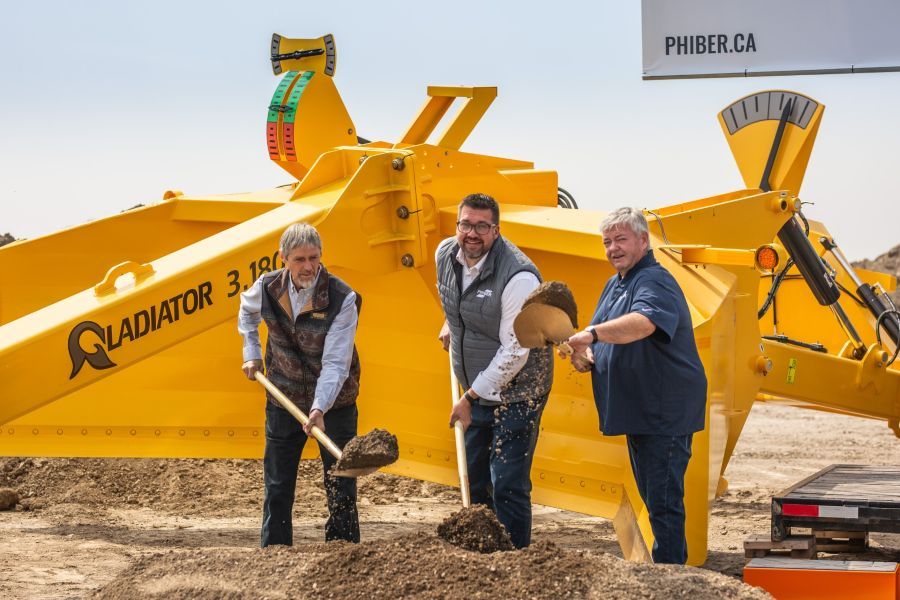 a ground breaking ceremony