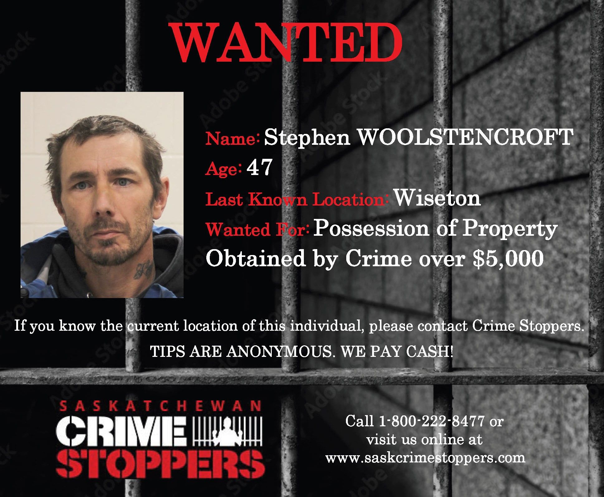 RCMP seek tips in search for wanted man in Wiseton area ...