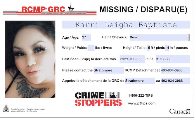 Strathmore RCMP seek public assistance in locating missing woman ...