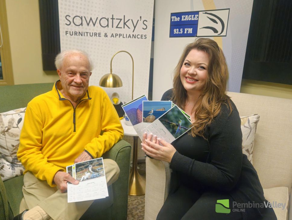 Terry Klassen and Jayme Giescbrecht seated