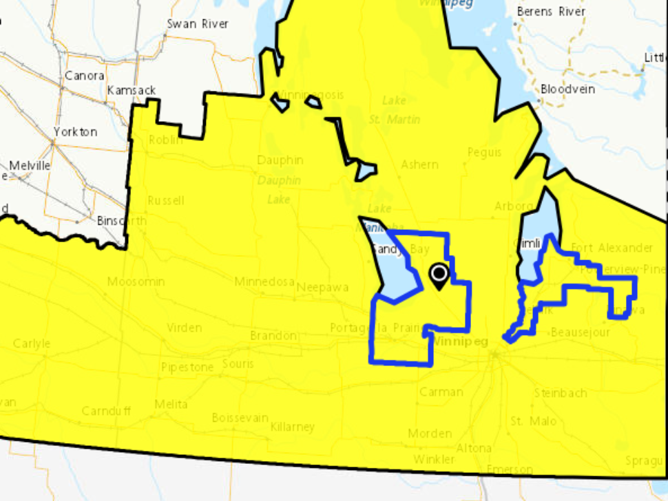 Wind warning issued for areas near Portage la Prairie as gusts top 90 ...