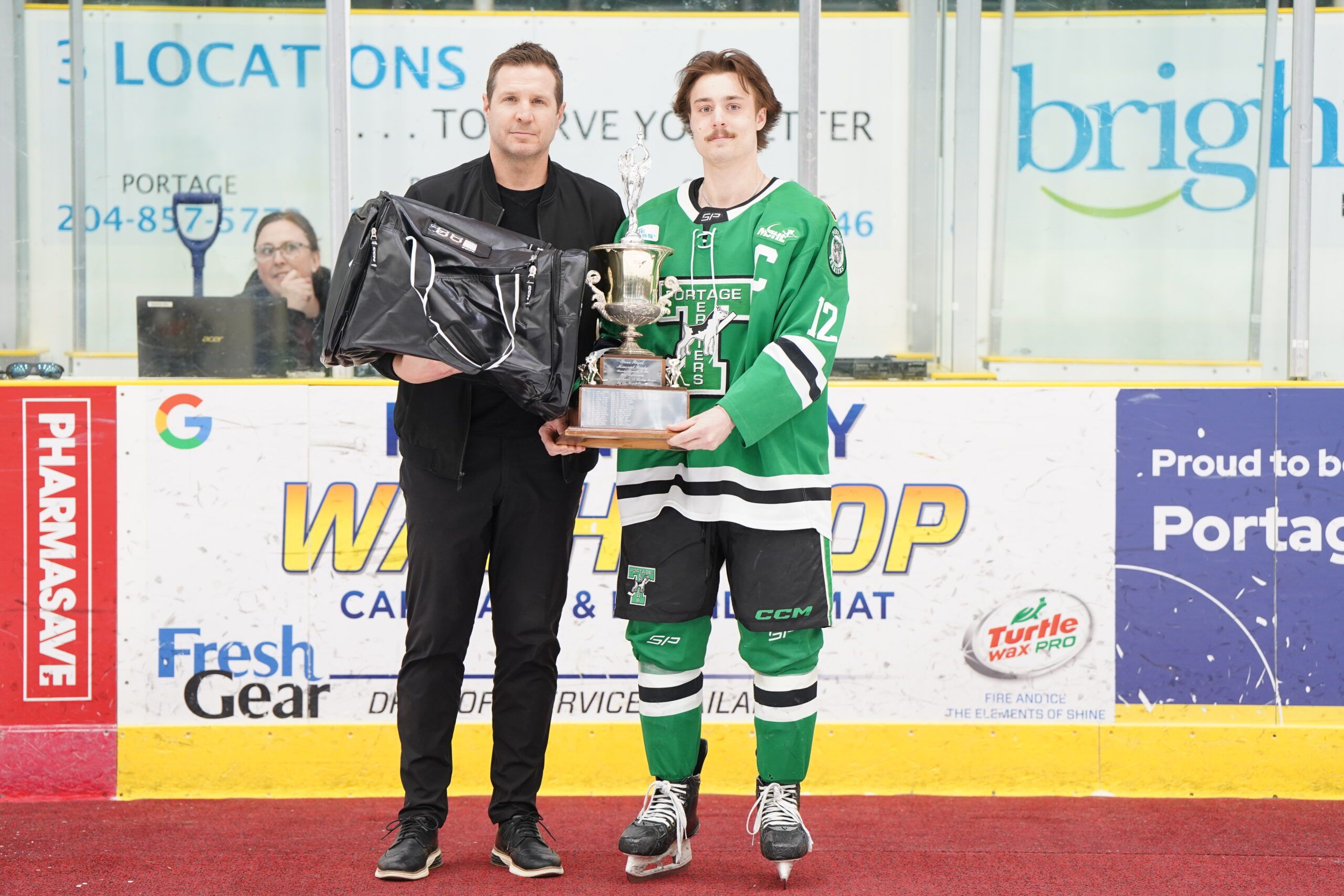 Leaving an impact: Owen Witt's farewell to Portage Terrier hockey ...