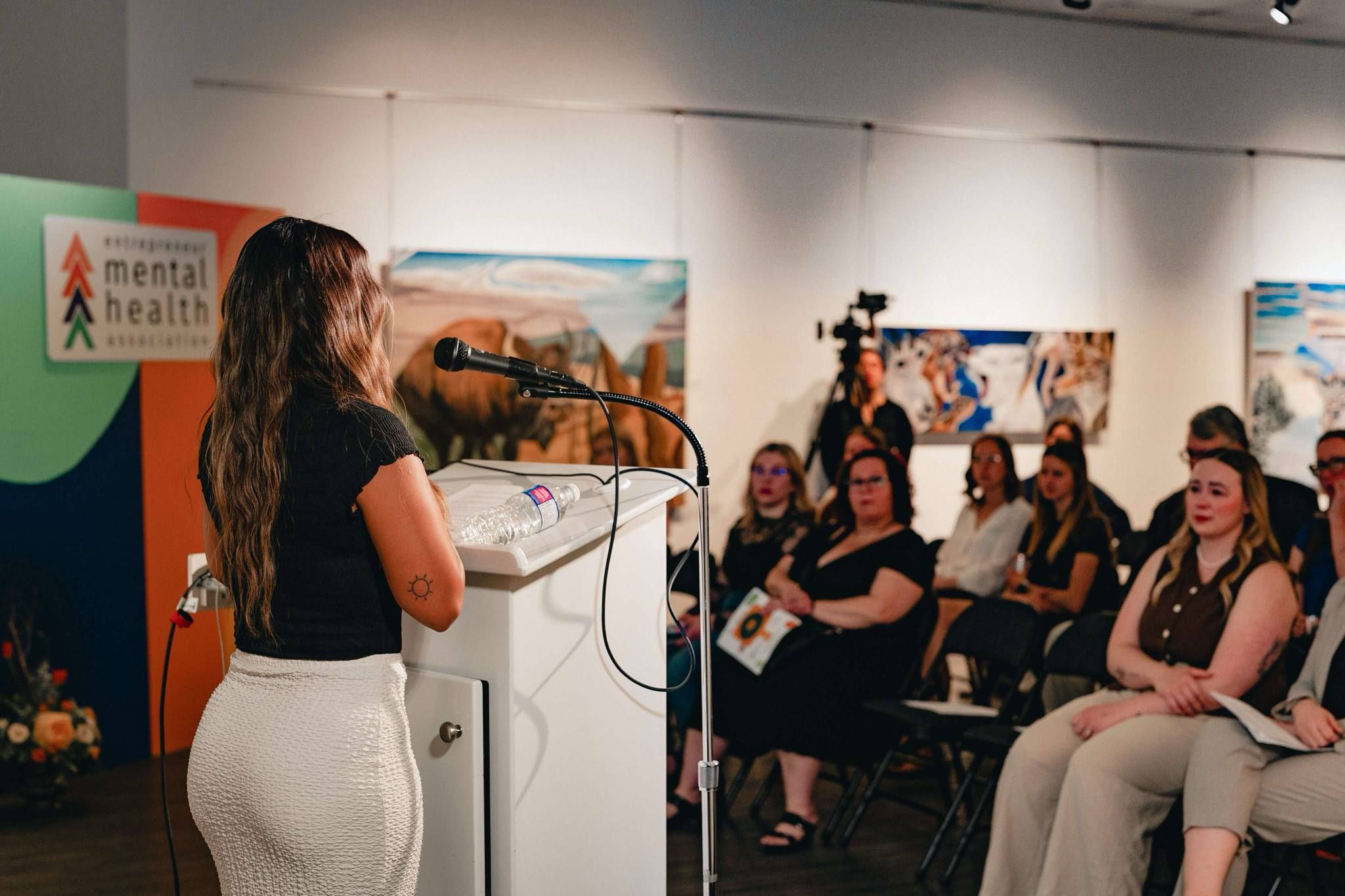 One of the speakers at the event 