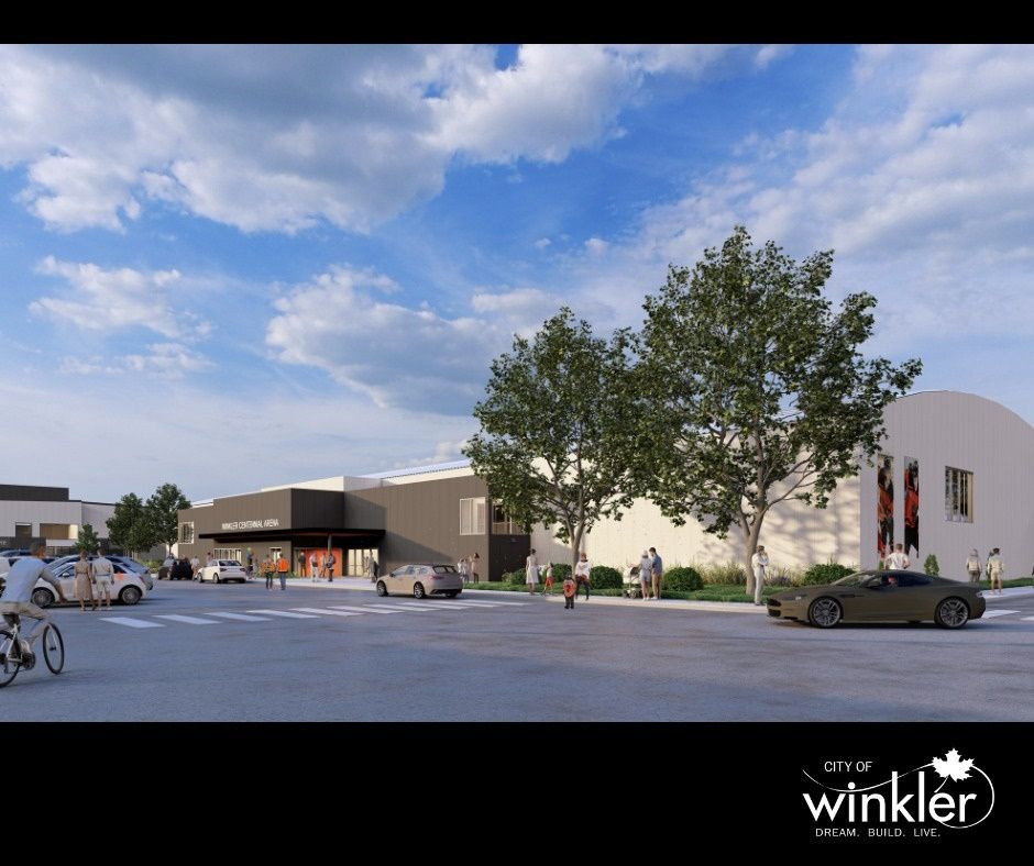 Dedicated south entrance now part of latest Winkler Centennial Arena ...
