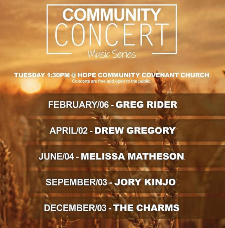 Local artists to perform a free community concert with Hope Bridges ...