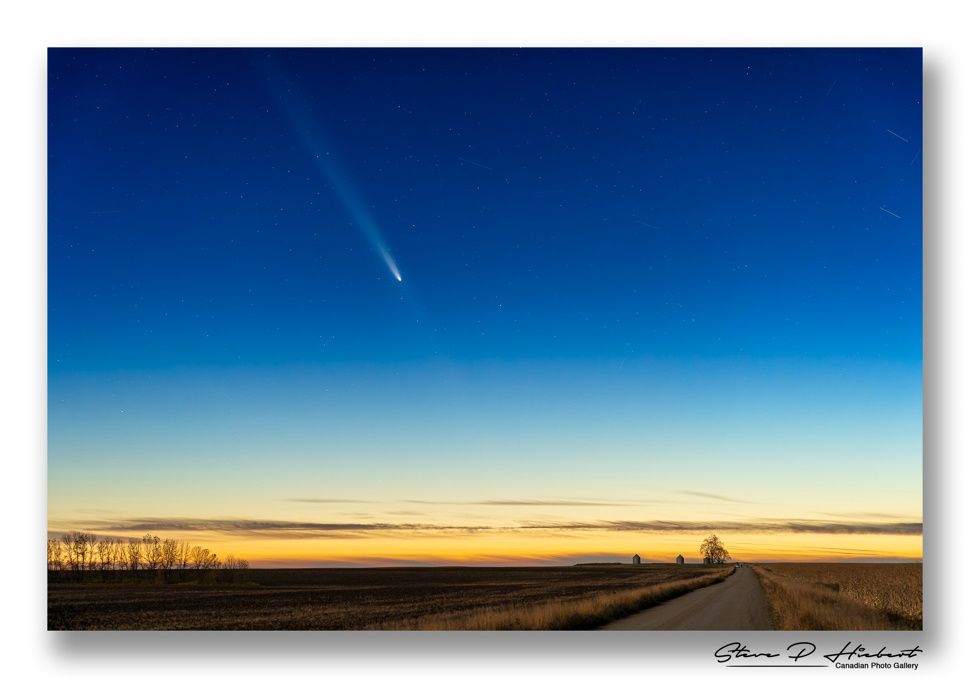 Condizioni quasi perfette per osservare la cometa e la luna del cacciatore: appassionati di astronomia nella valle di Pembina – PembinaValleyOnline.com