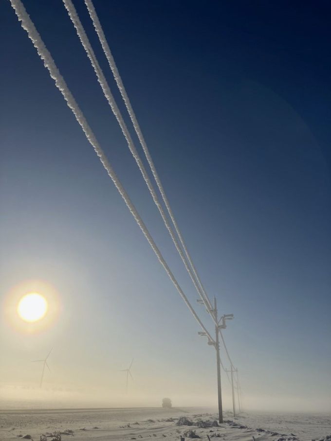 Iced Line MB Hydro works to avoid outages caused by ice-laden lines ...