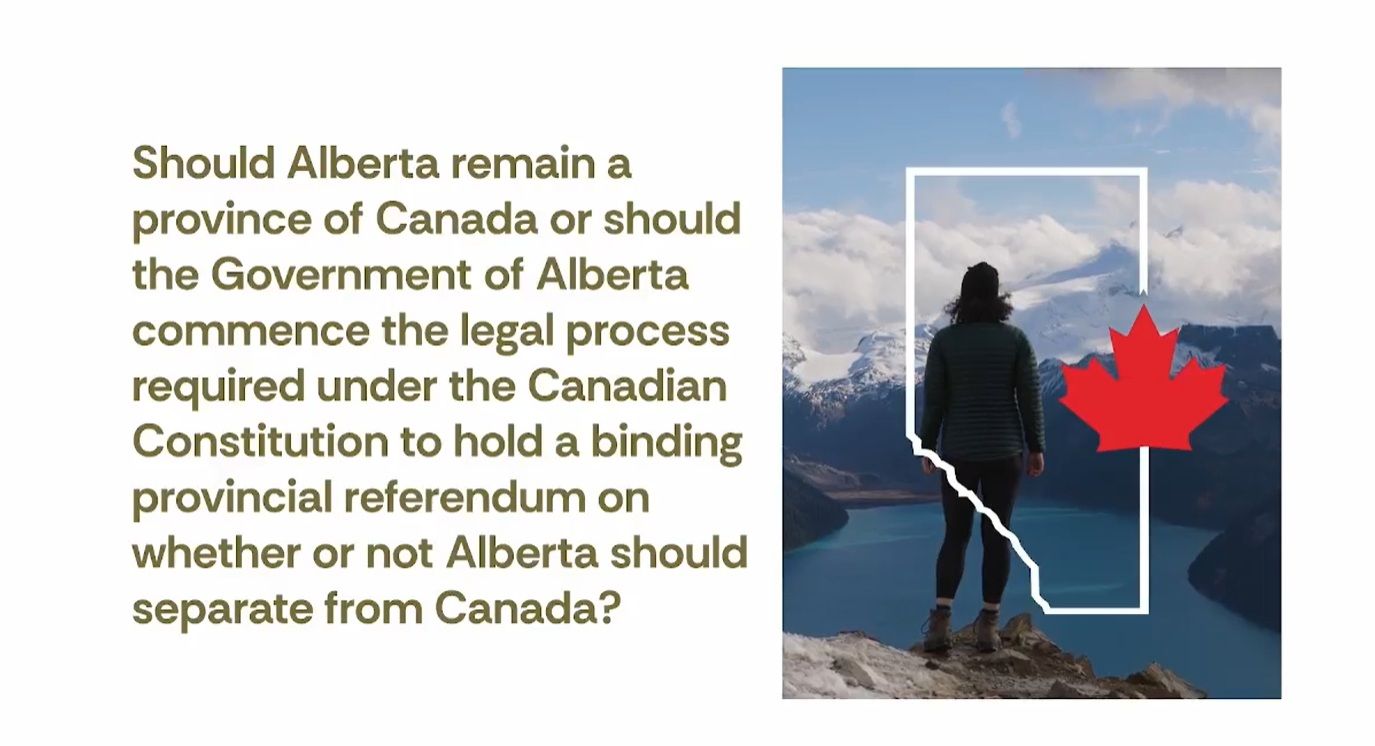 Alberta to Vote on Whether to Remain Part of Canada