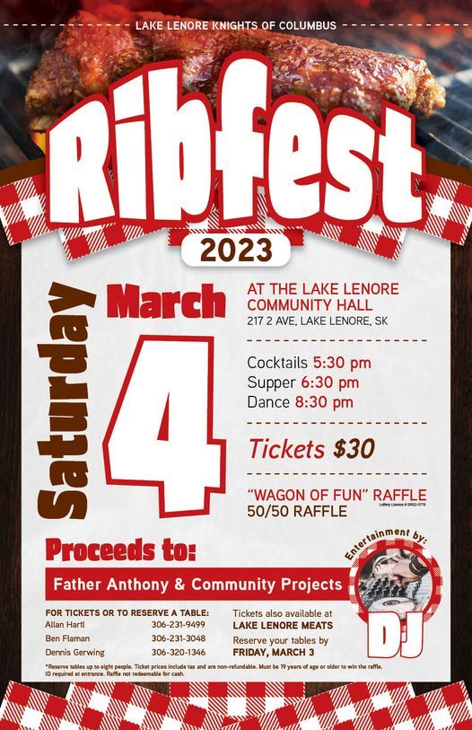 Square One Rib Fest Smoke's on! Lake Lenore Rib Fest returns - DiscoverHumboldt.com - Local ...