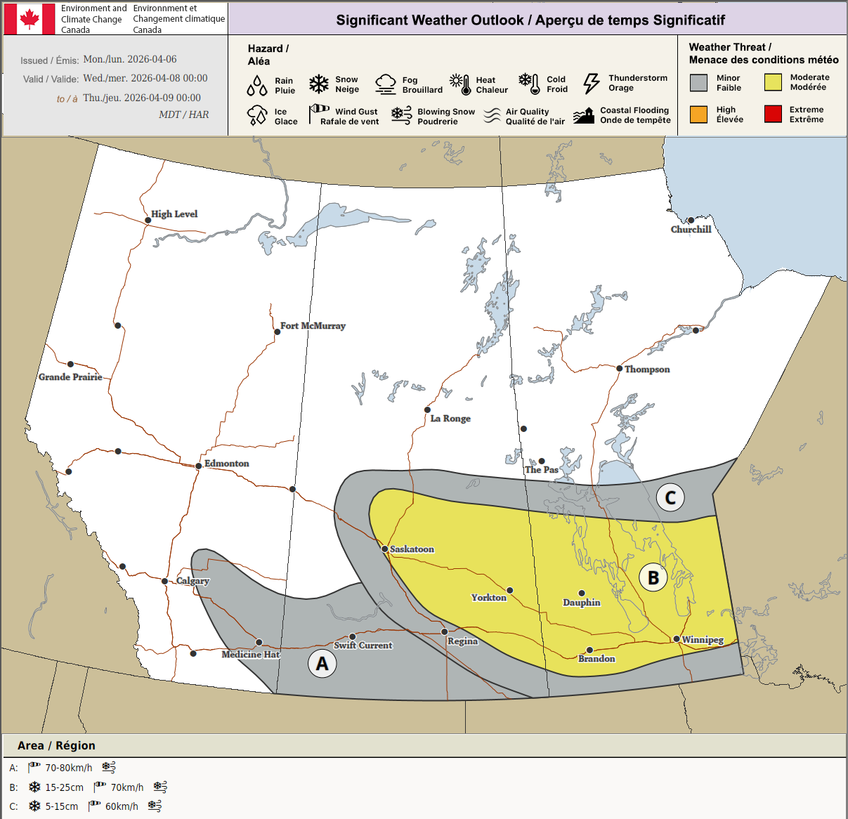 Up to 25 cm of snow possible as Alberta clipper targets southern ...