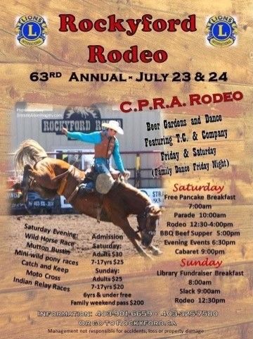 Rockyford Rodeo back after hiatus - StrathmoreNow.com - Local news ...