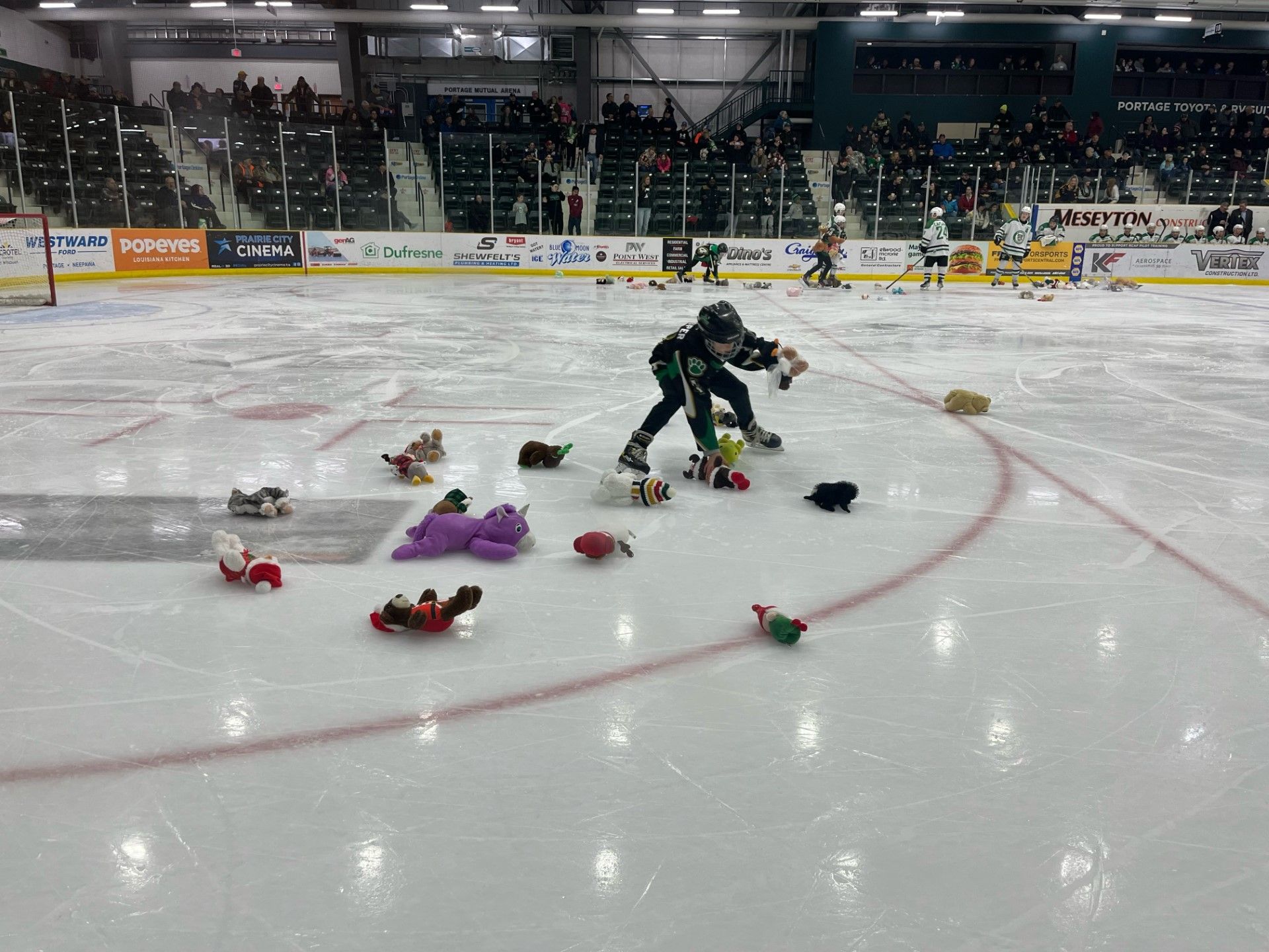 Teddy bears fly as Terriers take down Wolverines - PortageOnline.com ...